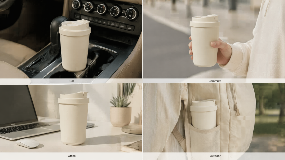 [Main Image 4] Four-grid scene collage showing the multi-scenario adaptability of the cream insulate预览效果