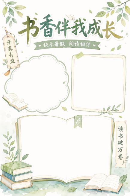 书香伴我成长预览效果