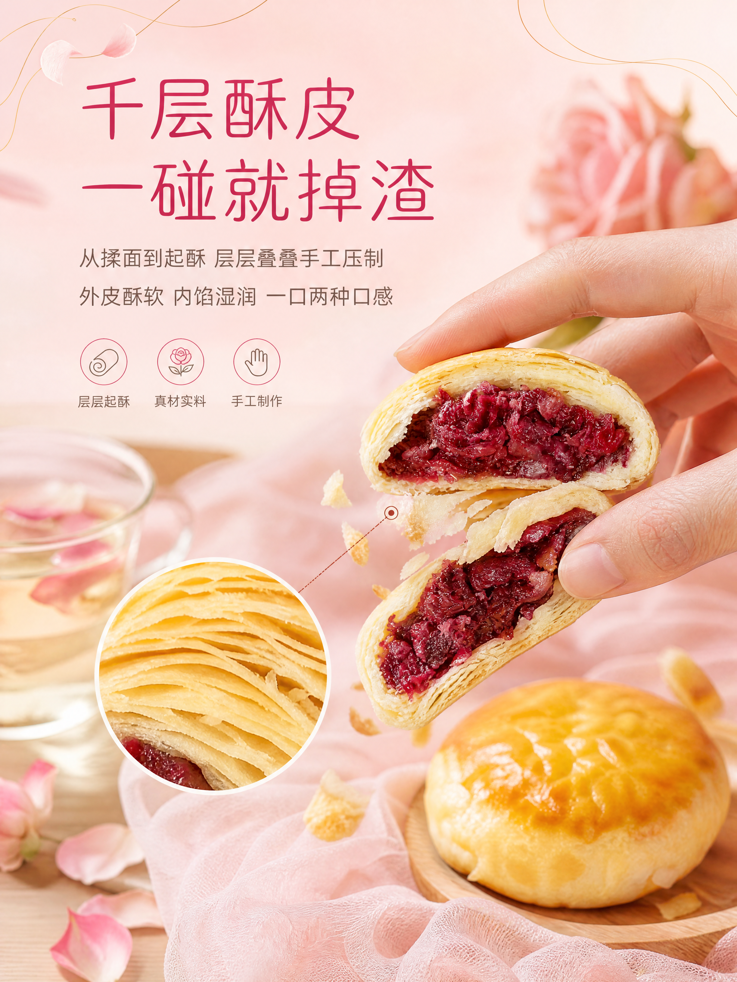 [商品] 使用【图51】手持两半与【图50】双饼；保留金黄油亮… - 图片创意预览