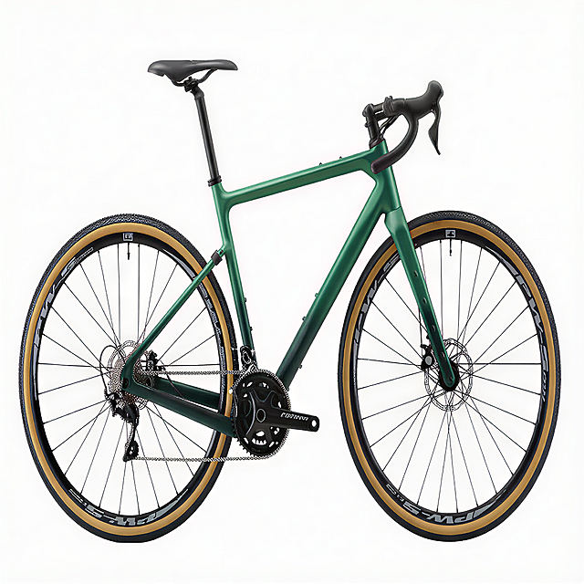 车架及前叉颜色替换成深绿色到更深的绿色渐变色，其他不变