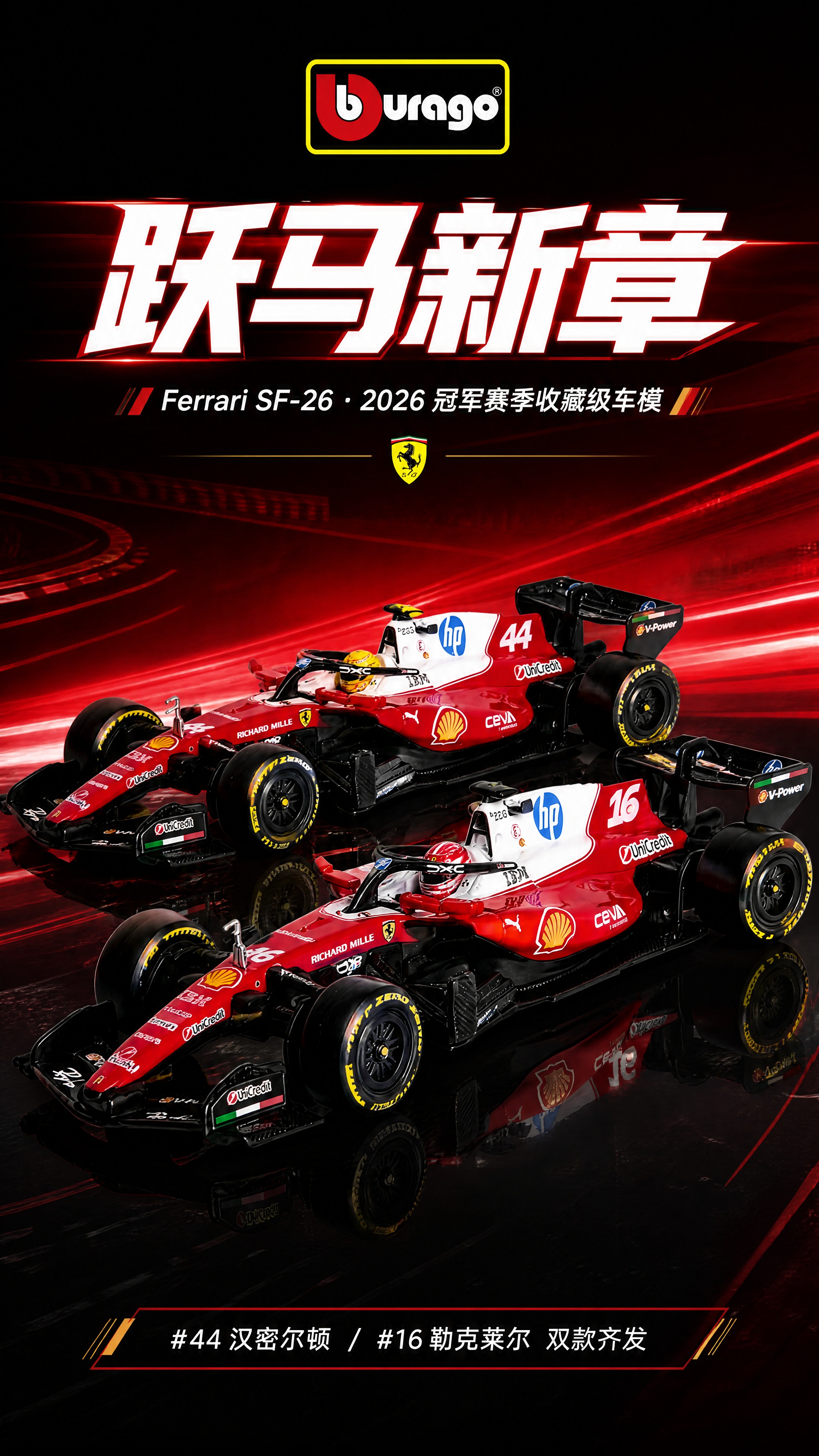 [商品] 使用【图2】#16勒克莱尔款法拉利SF-26模型和【… - 图片创意预览