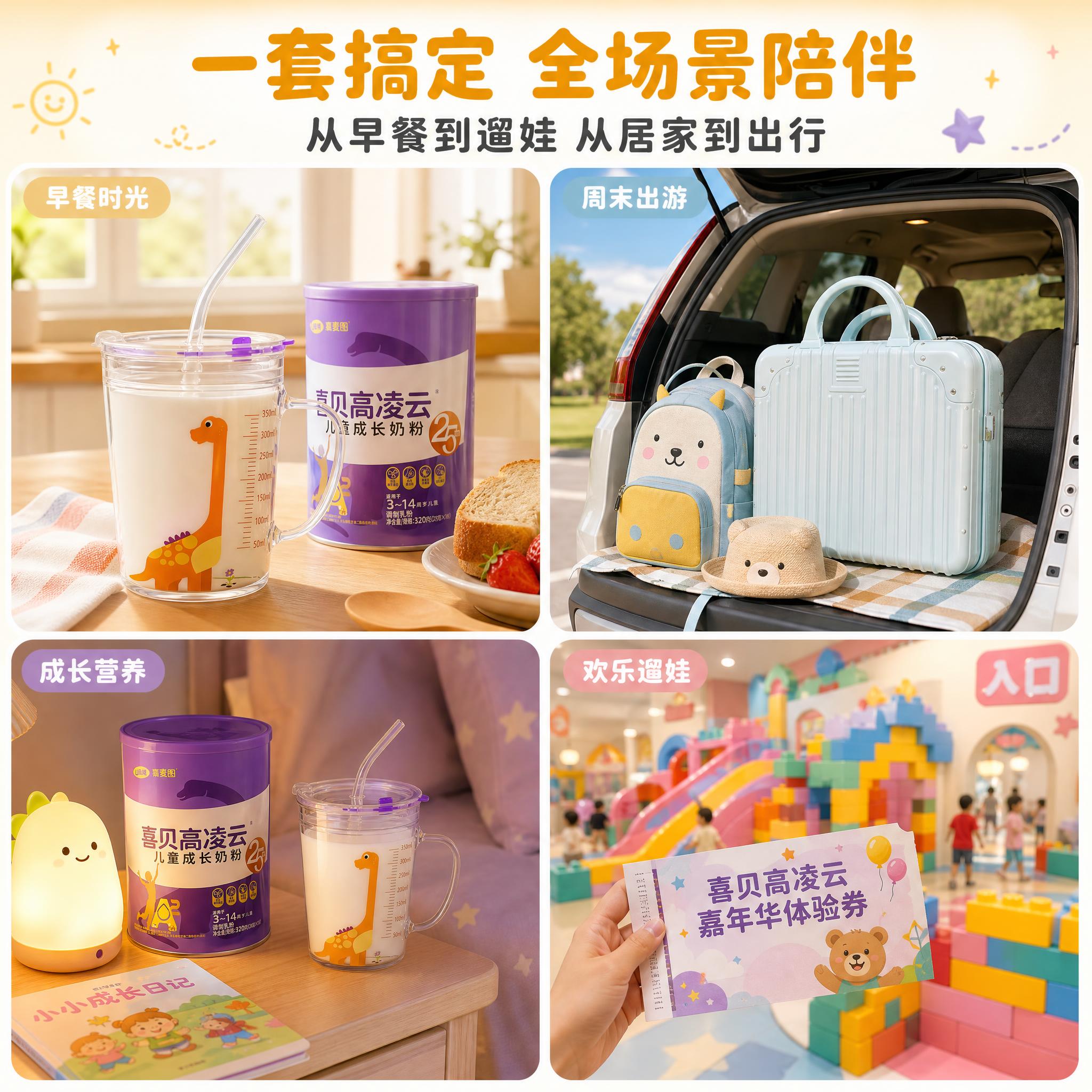 [主图-7] 喜贝高凌云嘉年华礼包 多场景适用 宫格场景展示图… - 图片创意预览