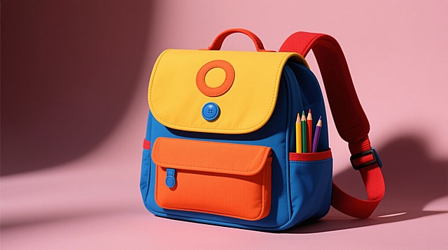 生成类似的书包图片。图片要最高清晰度和分辨率。要当做照片使用。