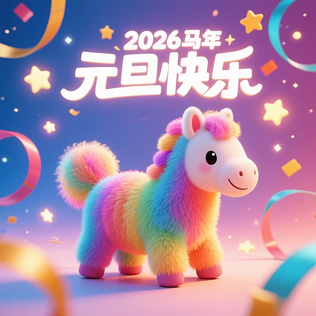 丙午马年，26元旦快乐！