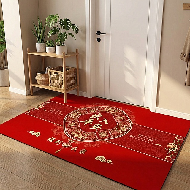 这是一款入户门地垫，根据图片生成三张有吸引力的电商主图，比例1:1，最好带场景