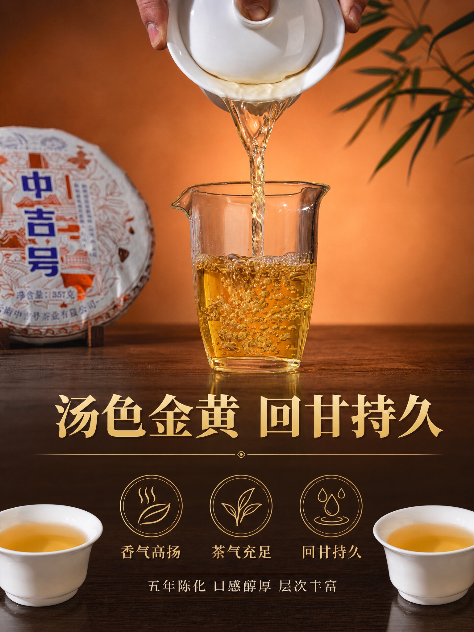 [商品] 使用【图3】【图4】【图10】中吉号普洱生茶汤色与品… - 图片创意预览
