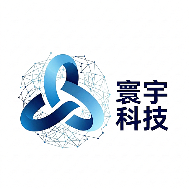 修改该logo，移除三个角上的圆形集中点状小网状元素，保留外围向外延伸的网状结构，保持主体三线条交汇造型、深蓝到浅蓝渐变效果和科技感风格，整体简洁大方