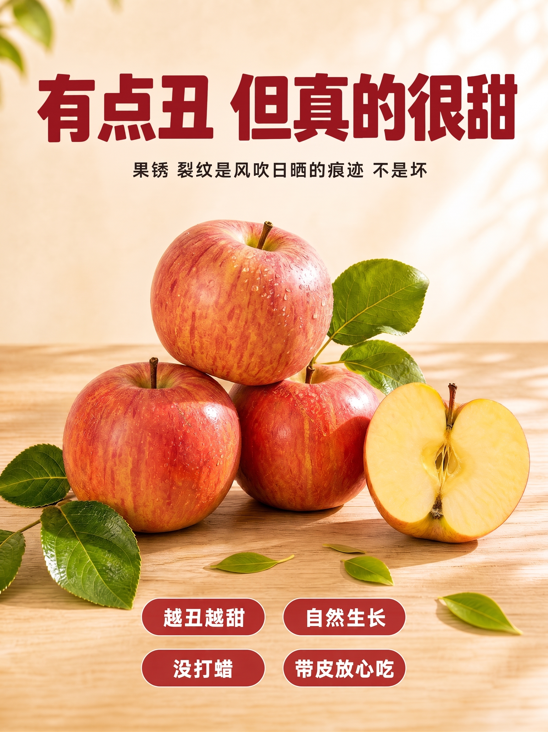 把苹果上的斑痕去掉 - 图片创意预览