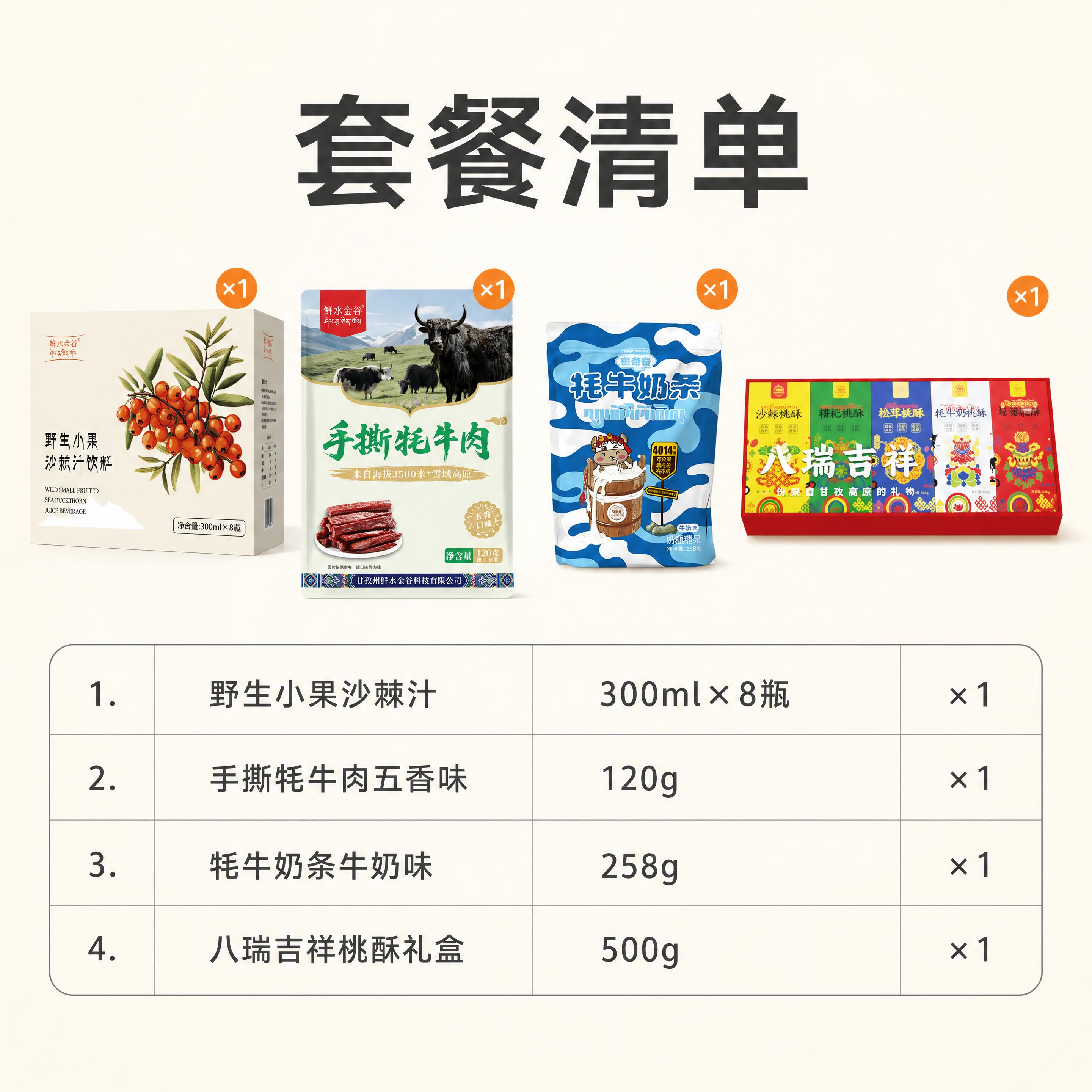 [商品] 使用【图1】【图2】【图3】【图4】四款商品各×1；… - 图片创意预览