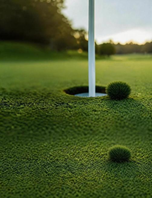 只保留图片上方第一个THE 6TH ANNUAL GOLF OPEN海报画面部分，删除下方所有其他内容，重新生成只保留第一个画面的海报图片，保持第一个画面的内容、风格和尺寸比例不变预览效果