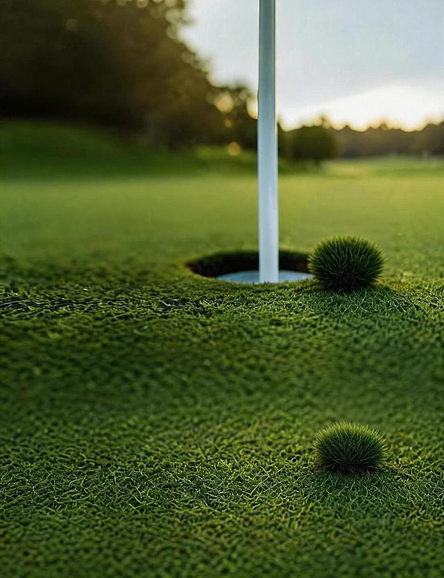 只保留图片上方第一个THE 6TH ANNUAL GOLF OPEN海报画面部分，删除下方所有其他内容，重新生成只保留第一个画面的海报图片，保持第一个画面的内容、风格和尺寸比例不变