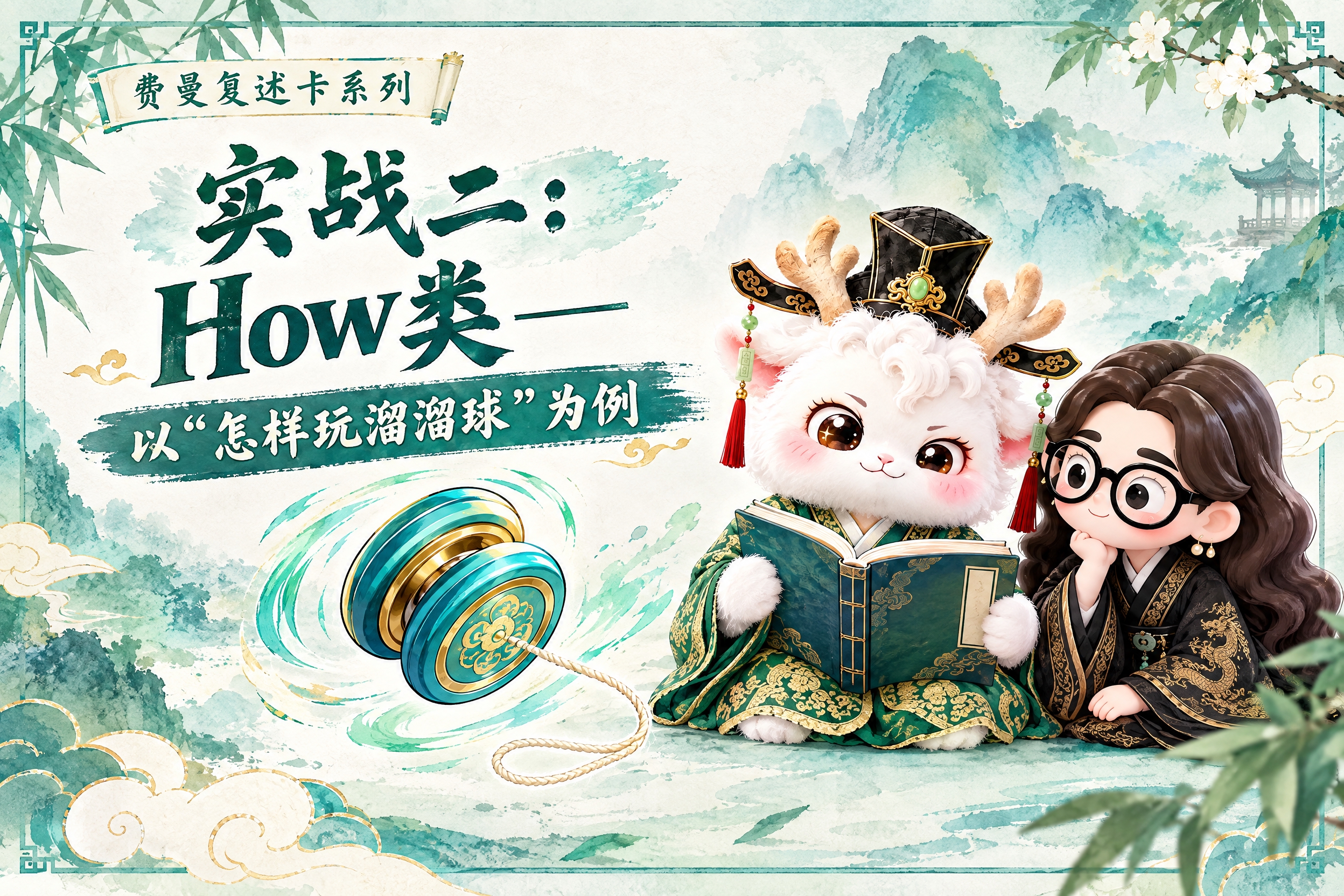 横版6寸比例的实战标题页设计，大标题为"实战二：How类——以… - 图片创意预览