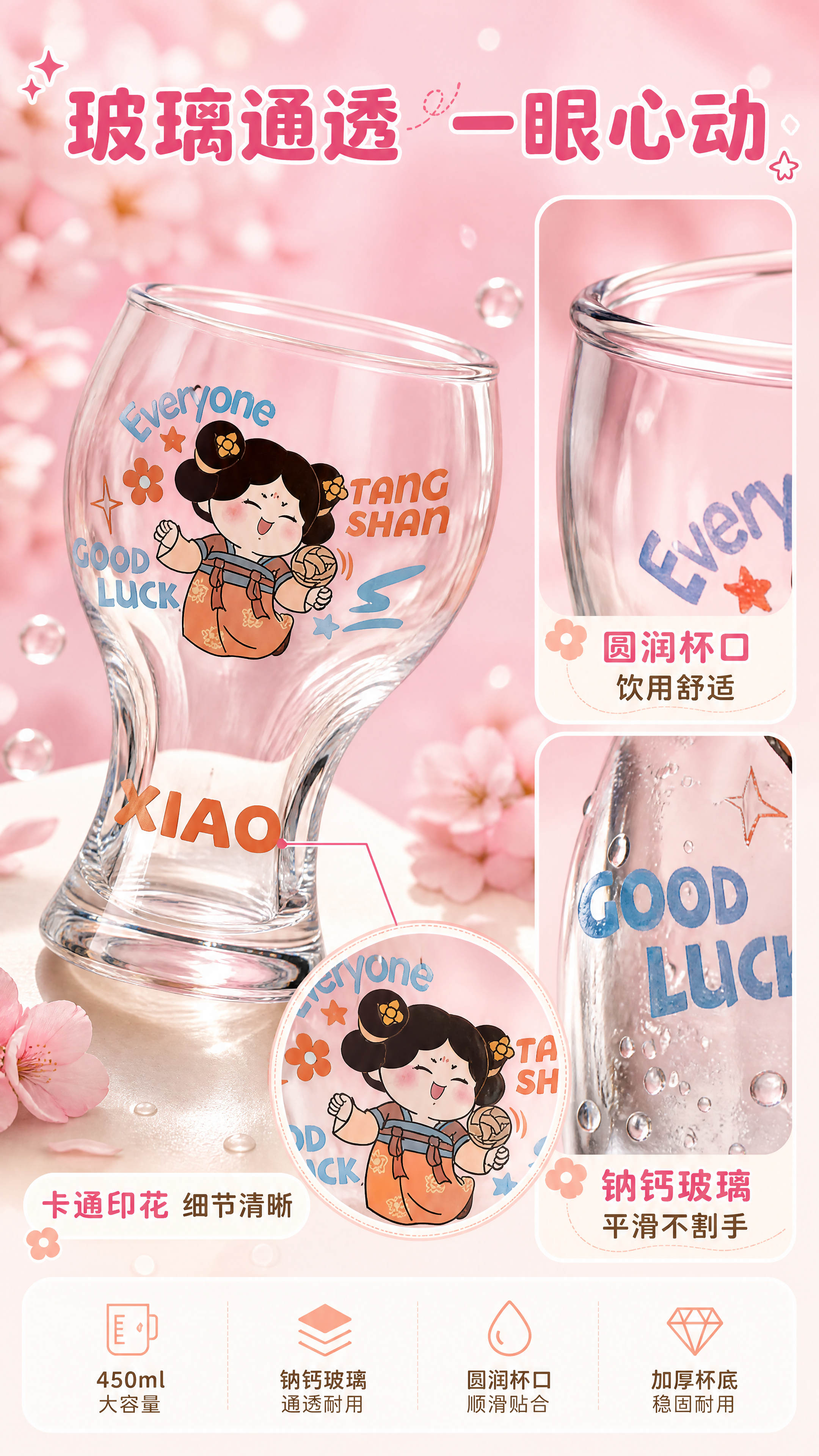 图生图：以【图2】玻璃杯杯身印花与杯口、【图1】礼盒元素为产品… - 图片创意预览