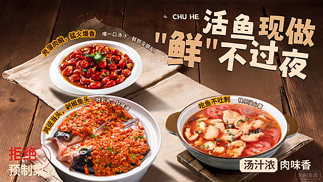去掉图片中的所有水印，保留其他美食菜品和文字内容不变