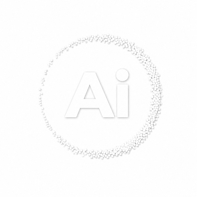 将原紫色图标（字母Ai和点状圆环）全部修改为白色，背景保持纯白色不变