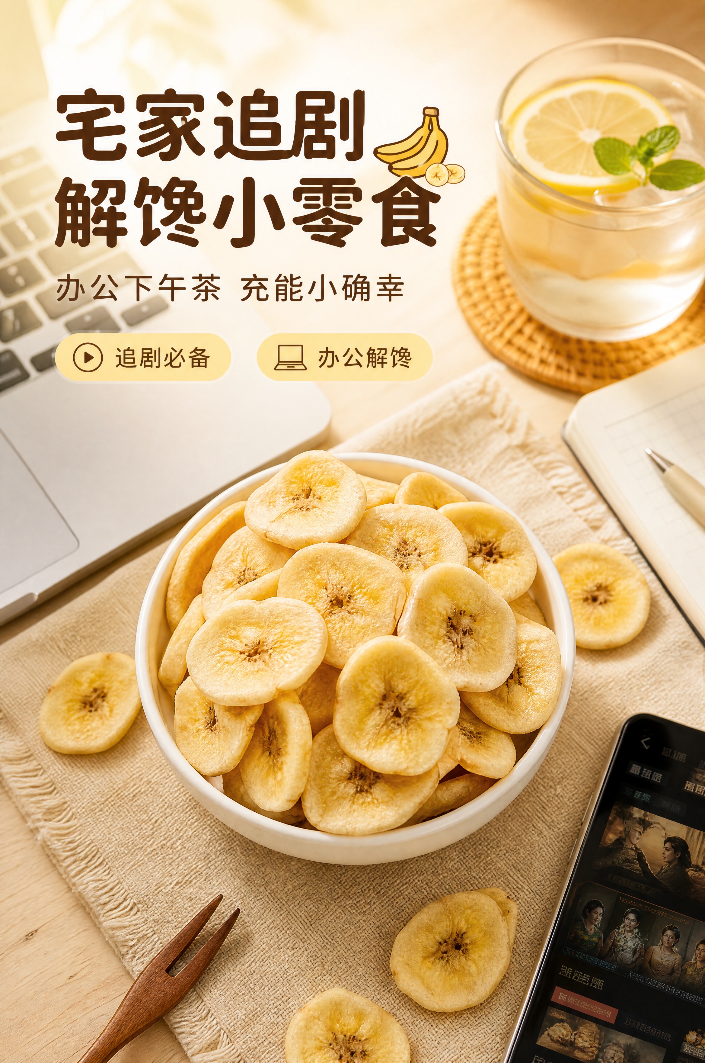 [商品] 使用【图7】【图8】【图9】香蕉片场景图；保留香蕉片… - 图片创意预览