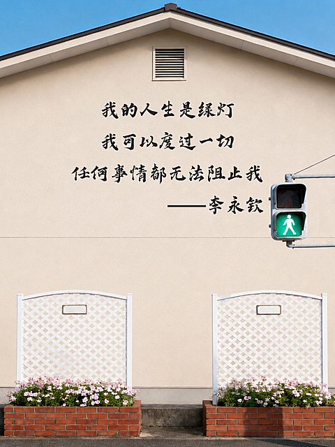 激励正能量语录文案分享文艺实景风小红书封面