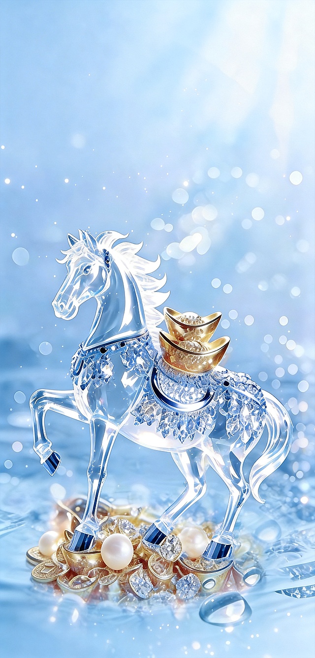 去掉右上角的“诸事皆顺”、英文和印章，去掉左下角的“马上有好运”，“马上会发财”和元宝，提升画质到超高清8K