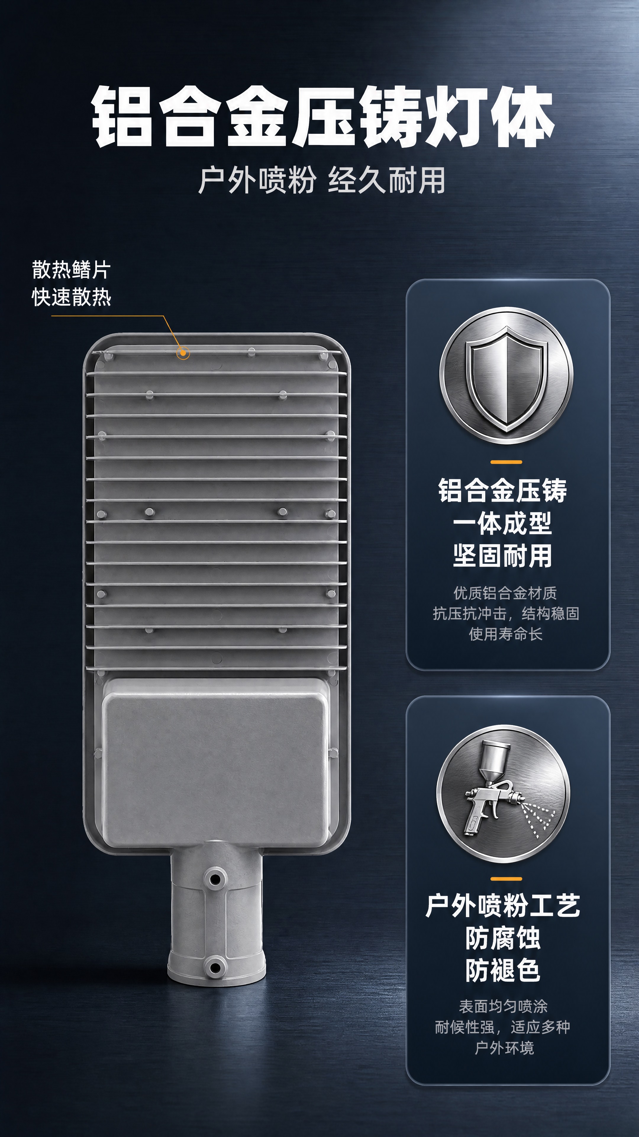 [商品] 使用【图3】太阳能路灯背面散热结构图；保留背面散热鳍… - 图片创意预览