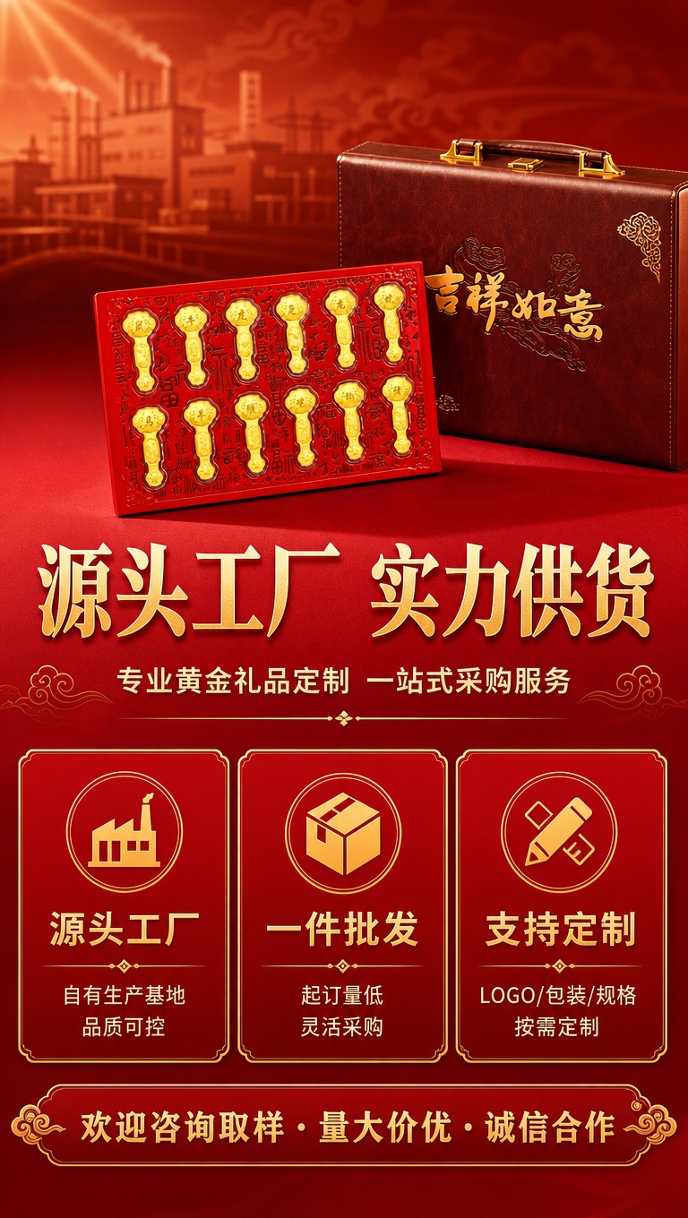 [商品] 使用【图4】足金999十二生肖如意摆件套装；保留12… - 图片创意预览