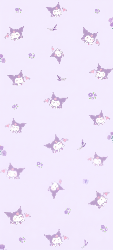 将这张库洛米图案图片放大，提升分辨率到4K清晰度，保持原图案和风格不变预览效果