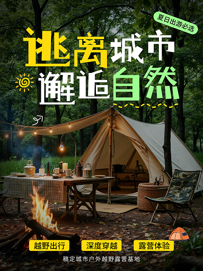 小红书出游封面