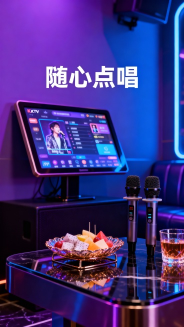 生成50张商务娱乐KTV相关的图片，图片可以加入一些文字，不要带二维码、地址等预览效果