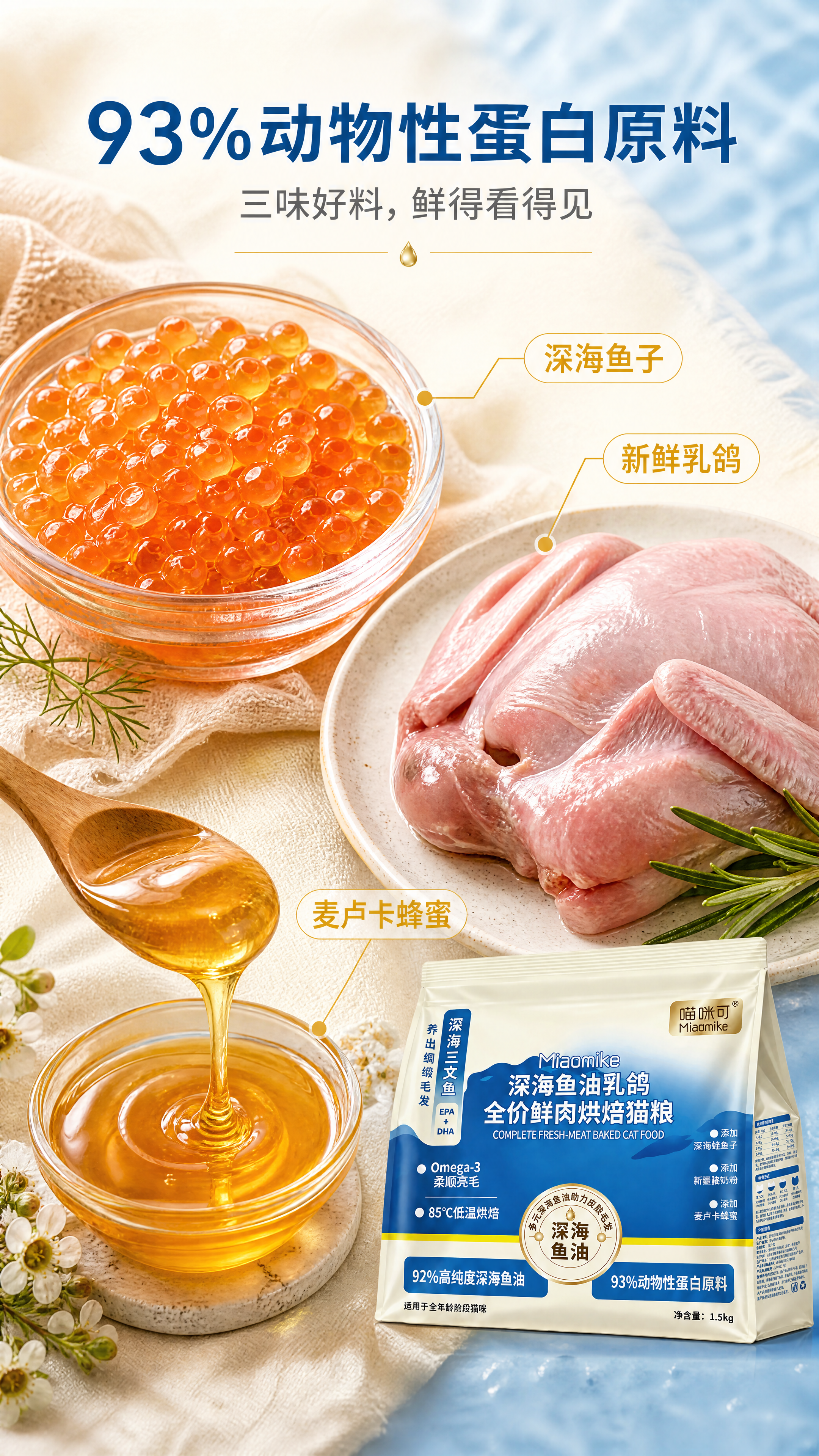 [商品] 使用【图1】喵咪可 Miomike 深海鱼油乳鸽全价… - 图片创意预览