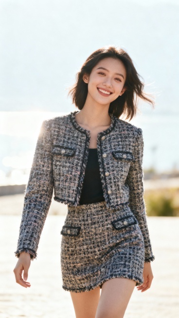 生成30张漂亮小姐姐全身照片预览效果