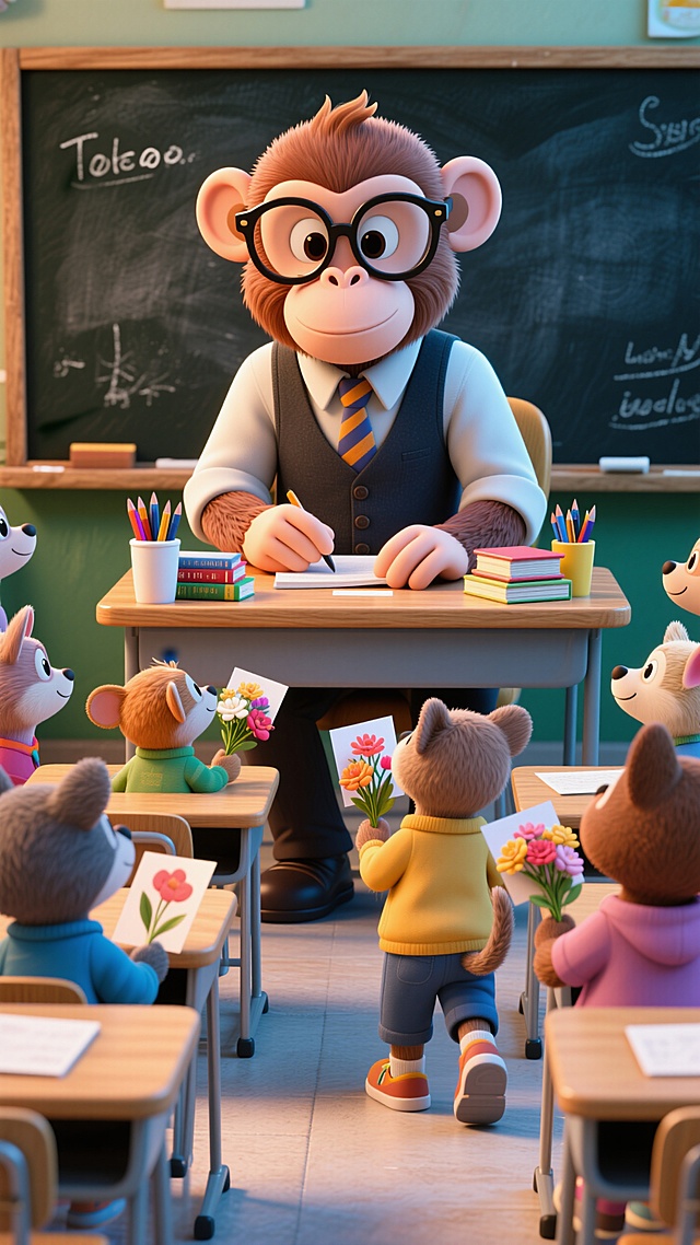 教师节｜卡通插画