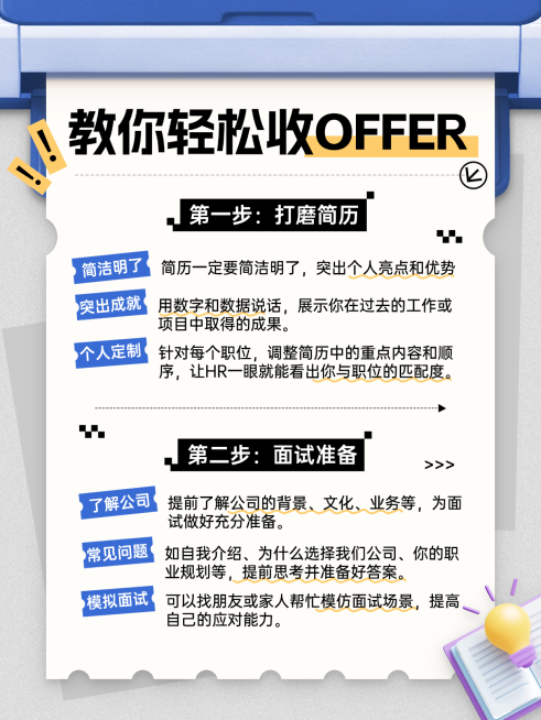 职场求职攻略指南offer小红书封面预览效果