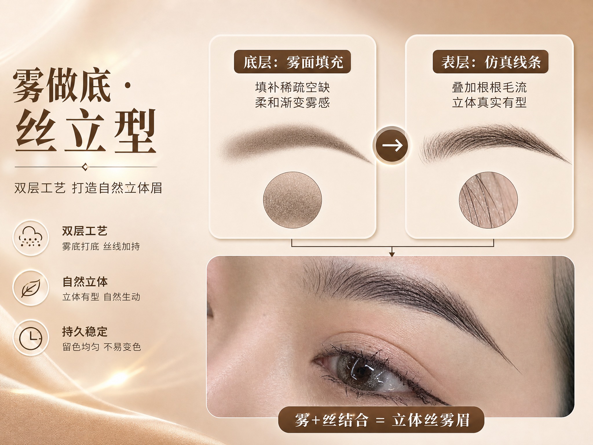 [商品] 使用【图2】真实纹眉效果实拍图；保留眉毛的真实毛流走… - 图片创意预览