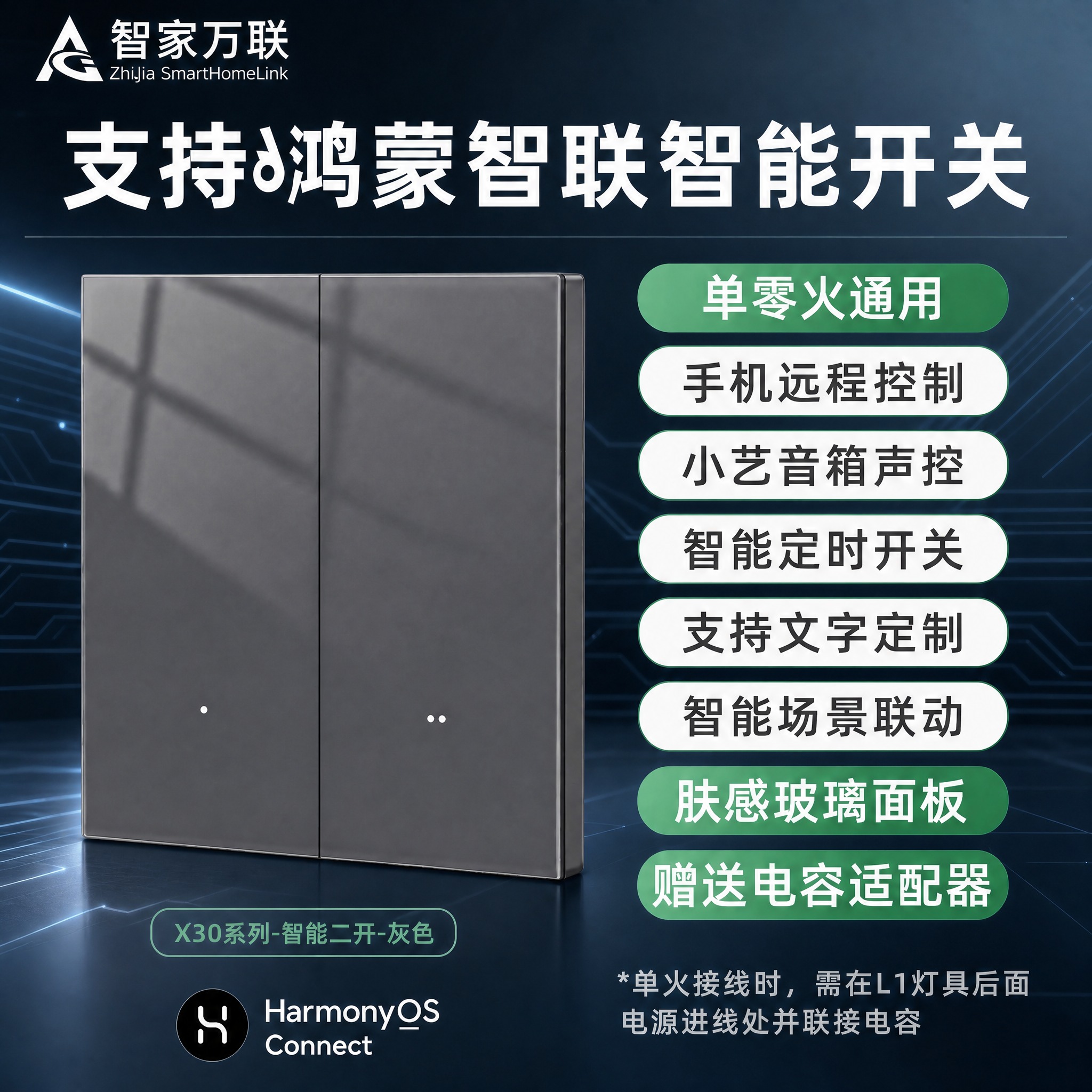 将背景替换为高级深灰蓝渐变科技背景，带有细腻的科技光纹和微弱光… - 图片创意预览