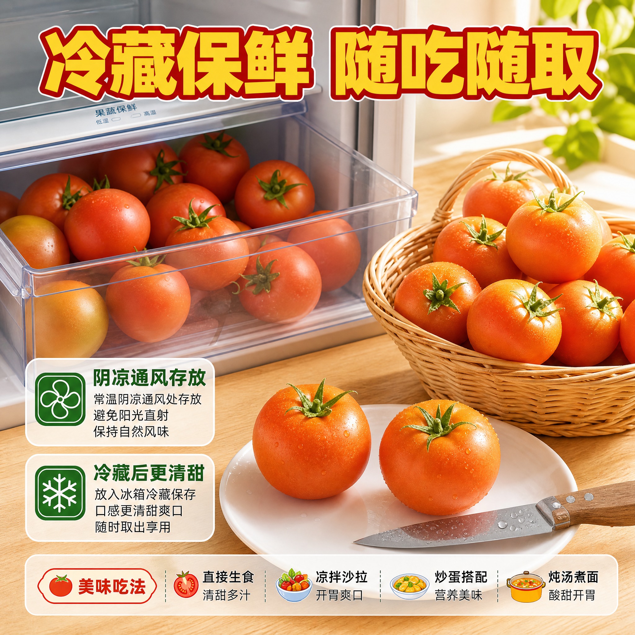 [主图-8] 商品名称：云南高原新鲜西红柿。主题与唯一任务：收… - 图片创意预览