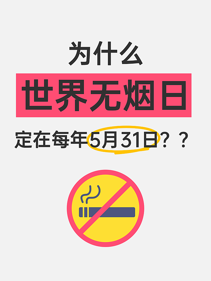 世界无烟日禁烟大字报话题讨论小红书封面