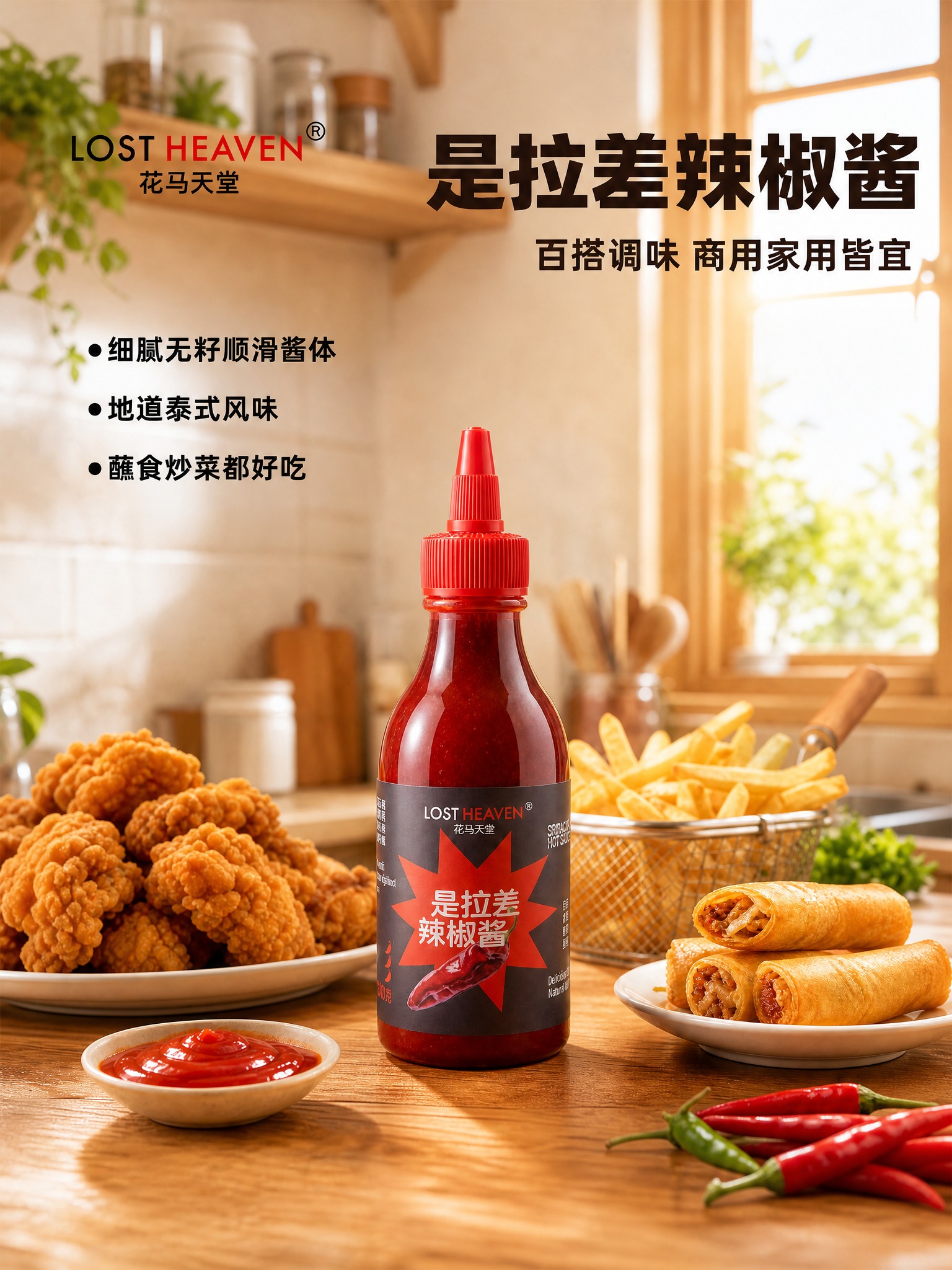 将这张1:1的电商主图扩展为3:4竖版主图，保持产品外观、文字… - 图片创意预览