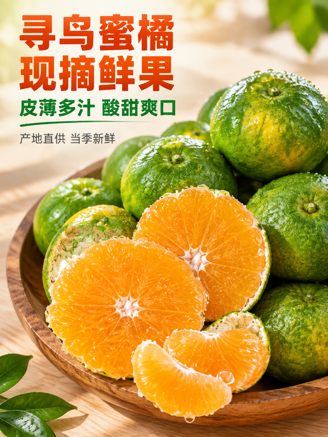[主图-1] 寻乌蜜橘首图引流主图，核心任务是吸引点击亮出产品… - 图片创意预览
