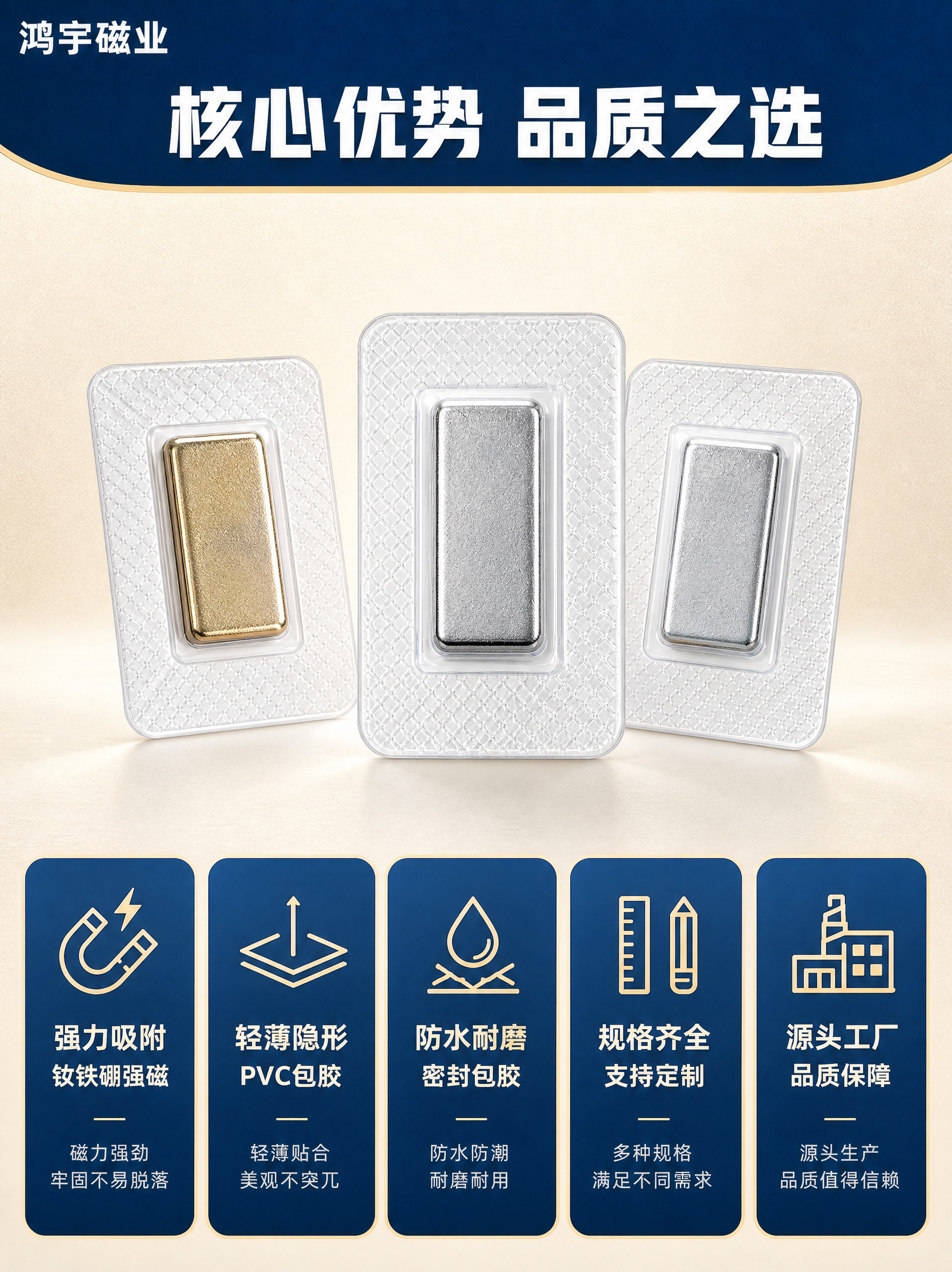 [商品] 使用【图2】【图3】PVC单面磁产品；保留透明PVC… - 图片创意预览