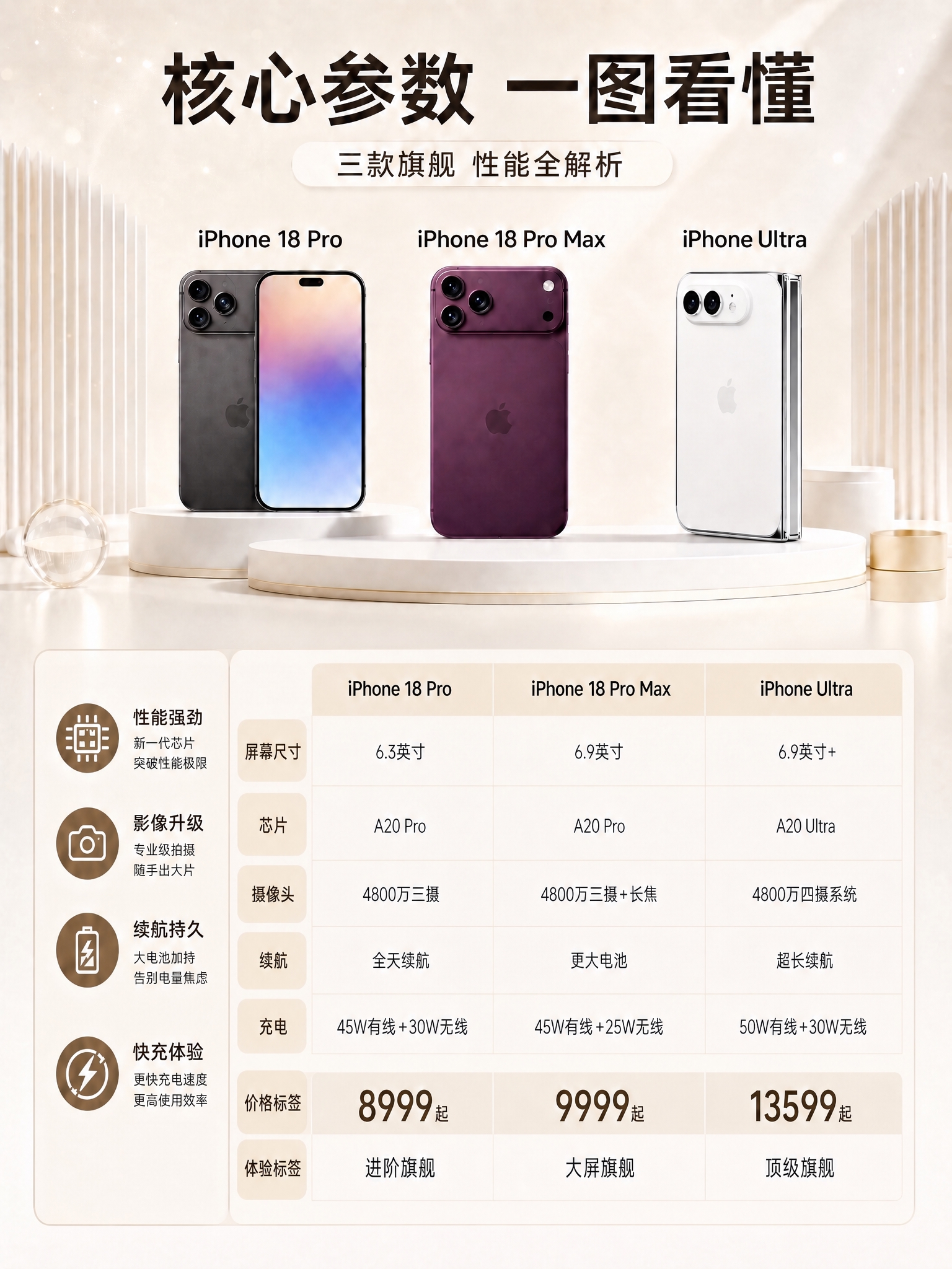 删除海报最下方那一排三款机型的颜色样机卡片区域（iPhone… - 图片创意预览