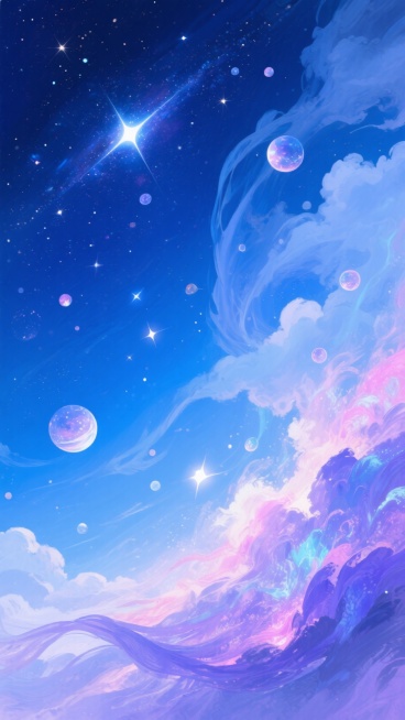 天空，宇宙，预览效果