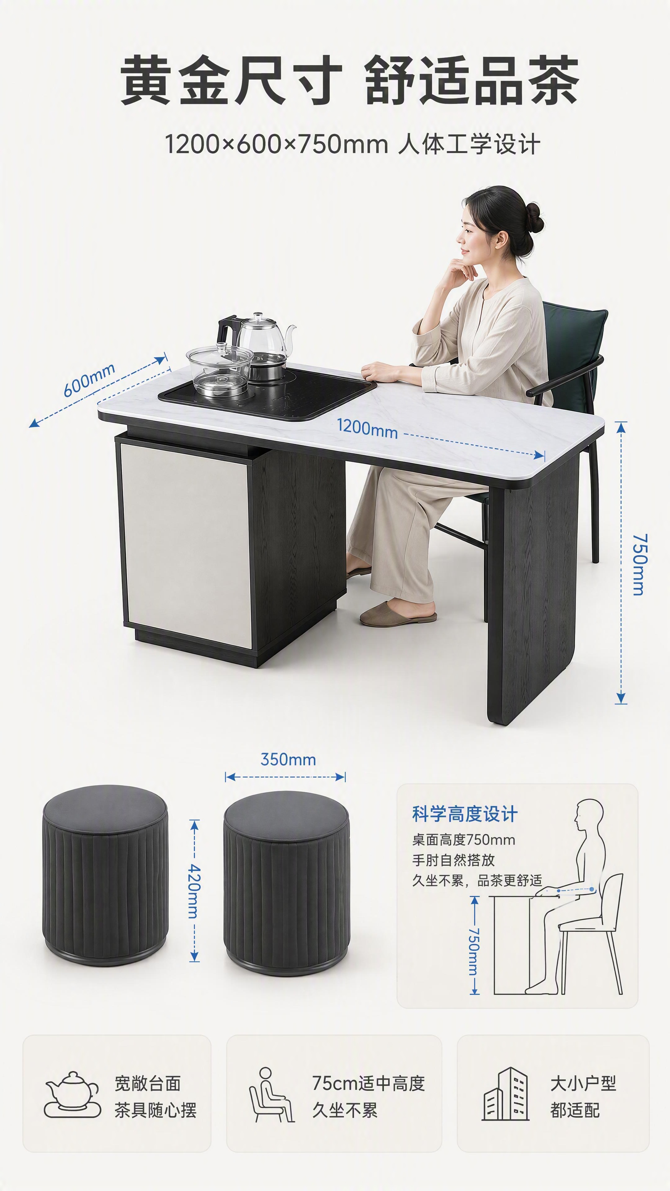 [第6张] 详情页空间尺度——1200*600*750尺寸标注… - 图片创意预览