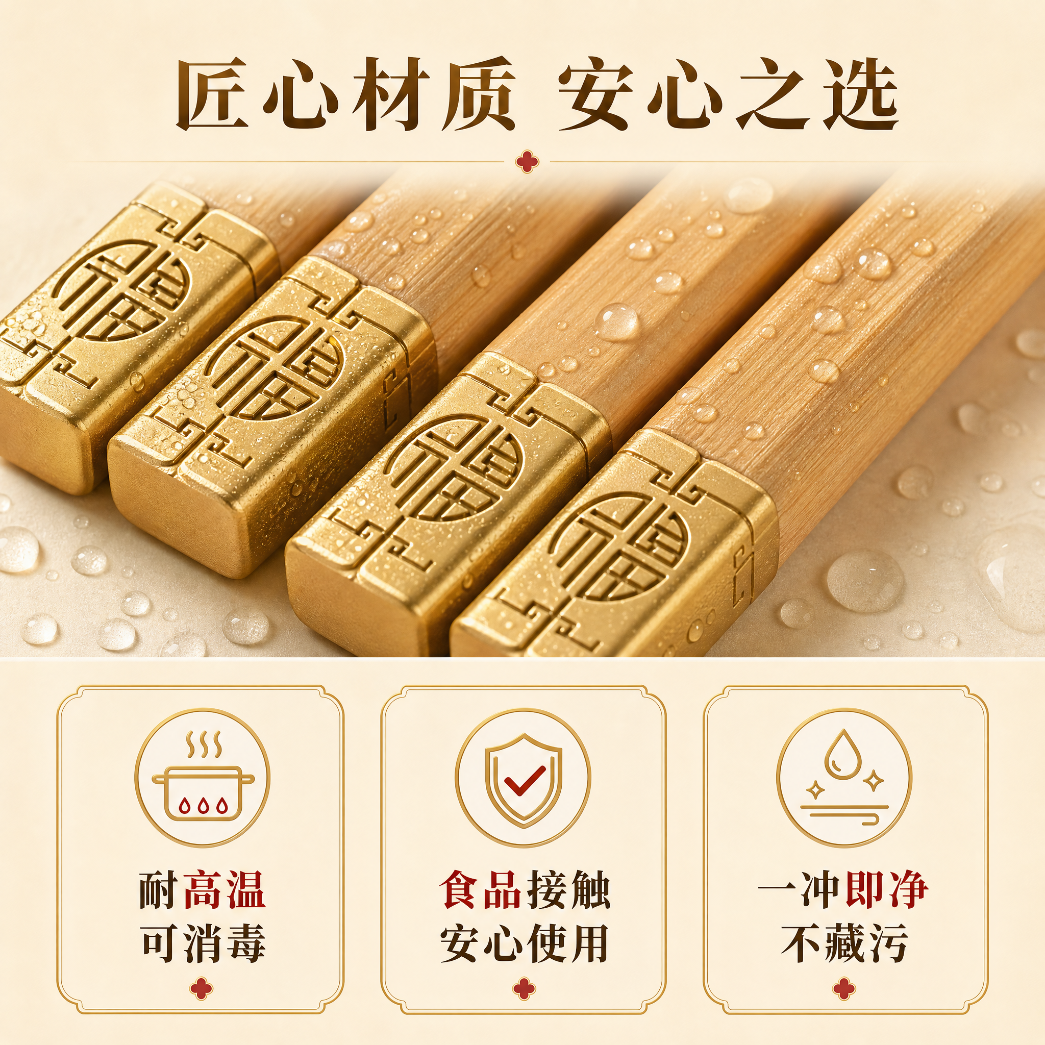 [主图-3] 材质细节与安全性 食品接触安全 耐高温易清洗 [… - 图片创意预览