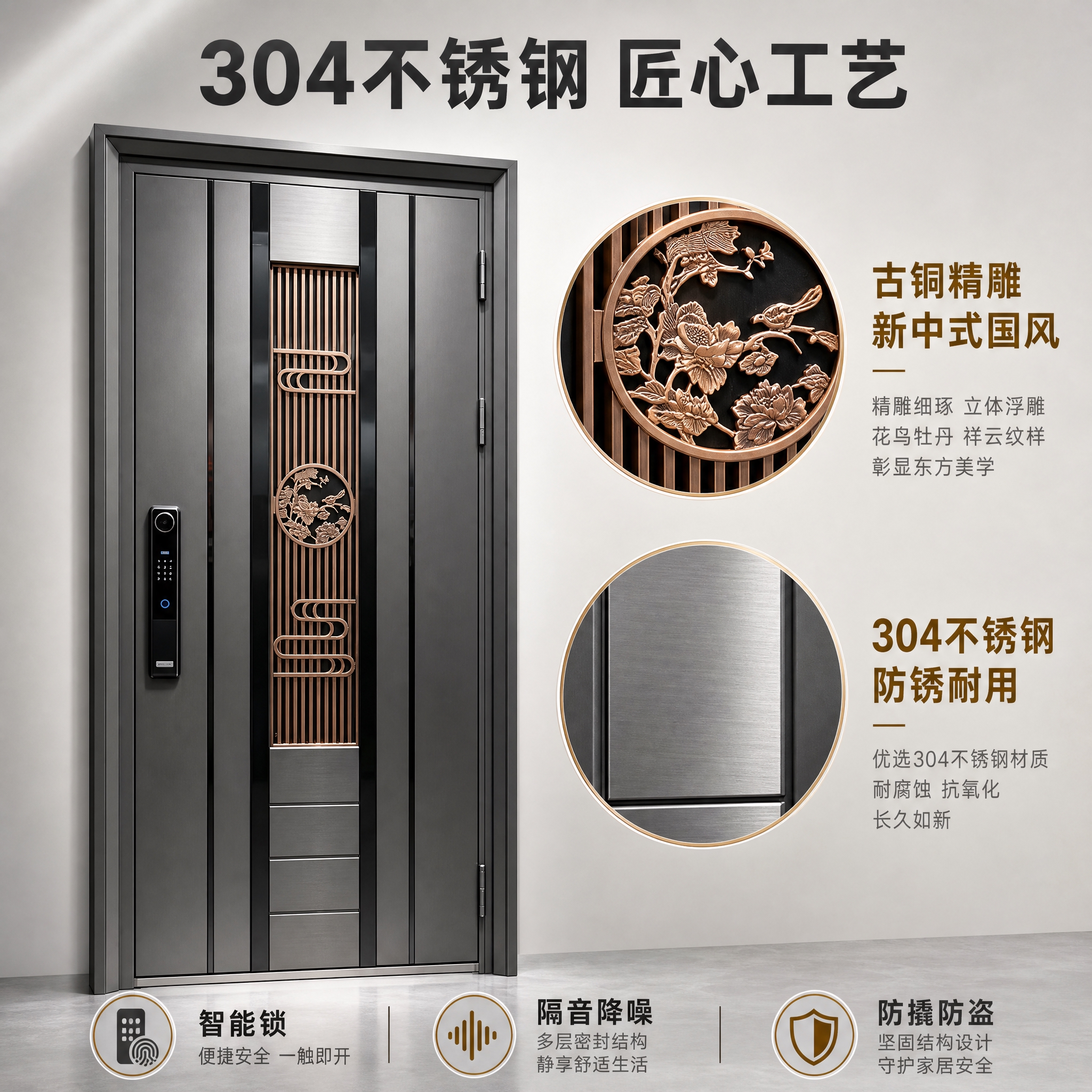 [主图-2] 材质工艺与核心卖点展示图，在产品图基础上添加材质… - 图片创意预览