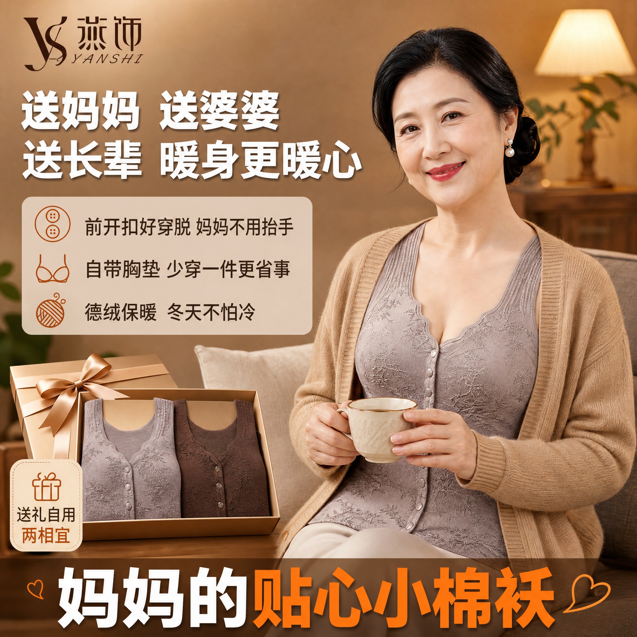 [主图-10] 妈妈的贴心之选 送礼自用两相宜 情感营销图 [… - 图片创意预览