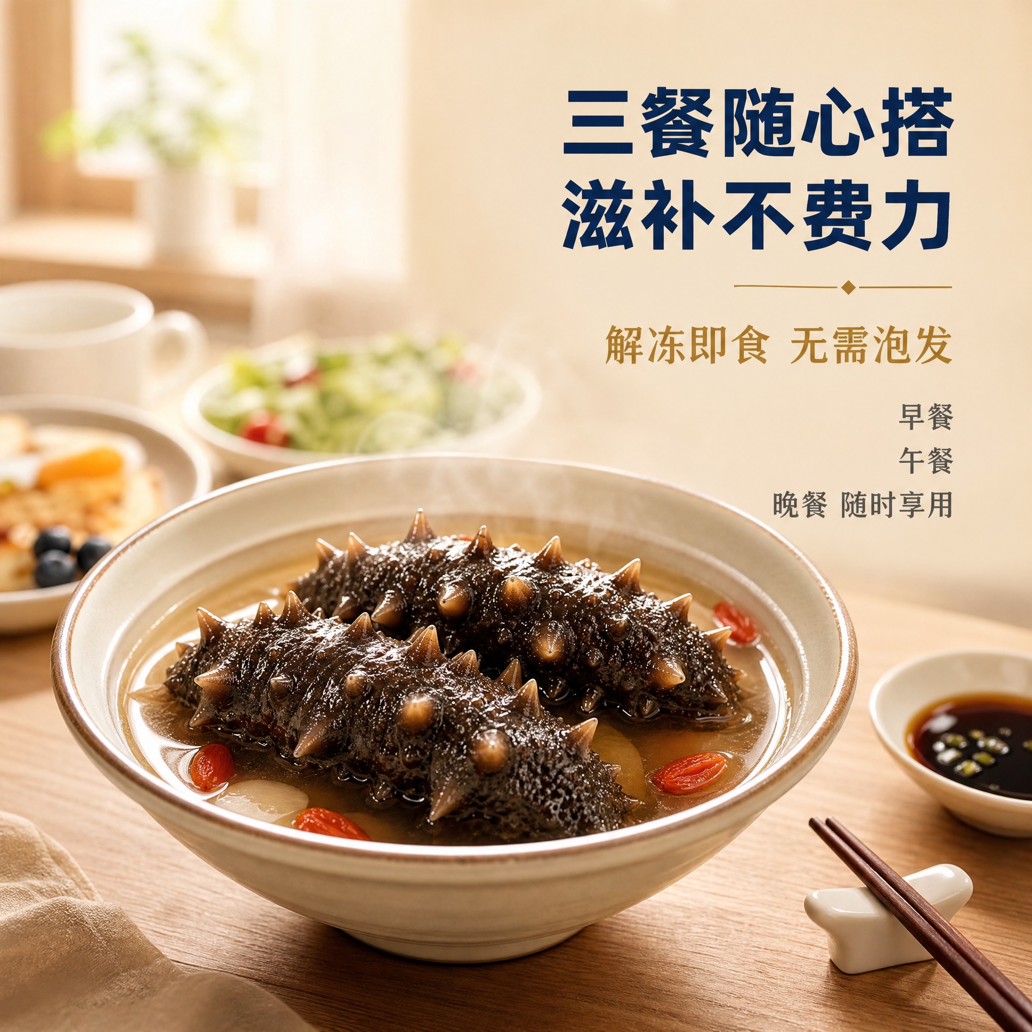 [主图-4] 三餐场景 滋补不费力 食用方式展示 [统一基调]… - 图片创意预览