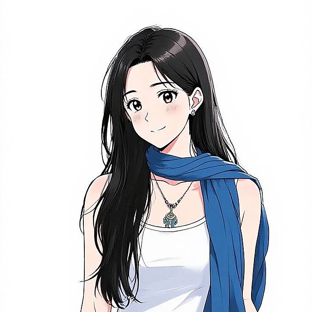 图片中的人物变成日漫风格，背景白底，完整人物。