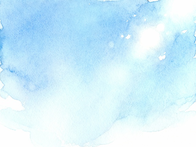 生成一张浅蓝色水彩风格背景图，点缀适当白光，画面中无任何主体元素，比例 4:3。