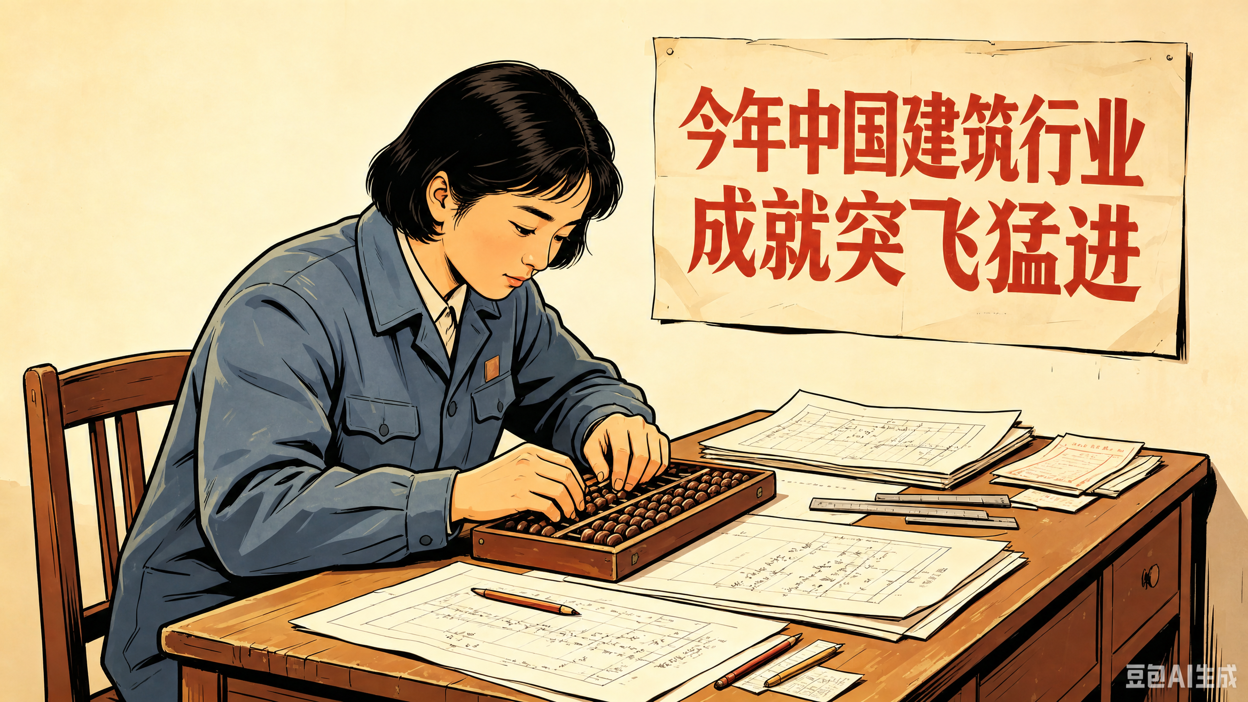 将图中的男性人物换成女性，保持复古宣传画风格不变，女性穿着同款… - 图片创意预览