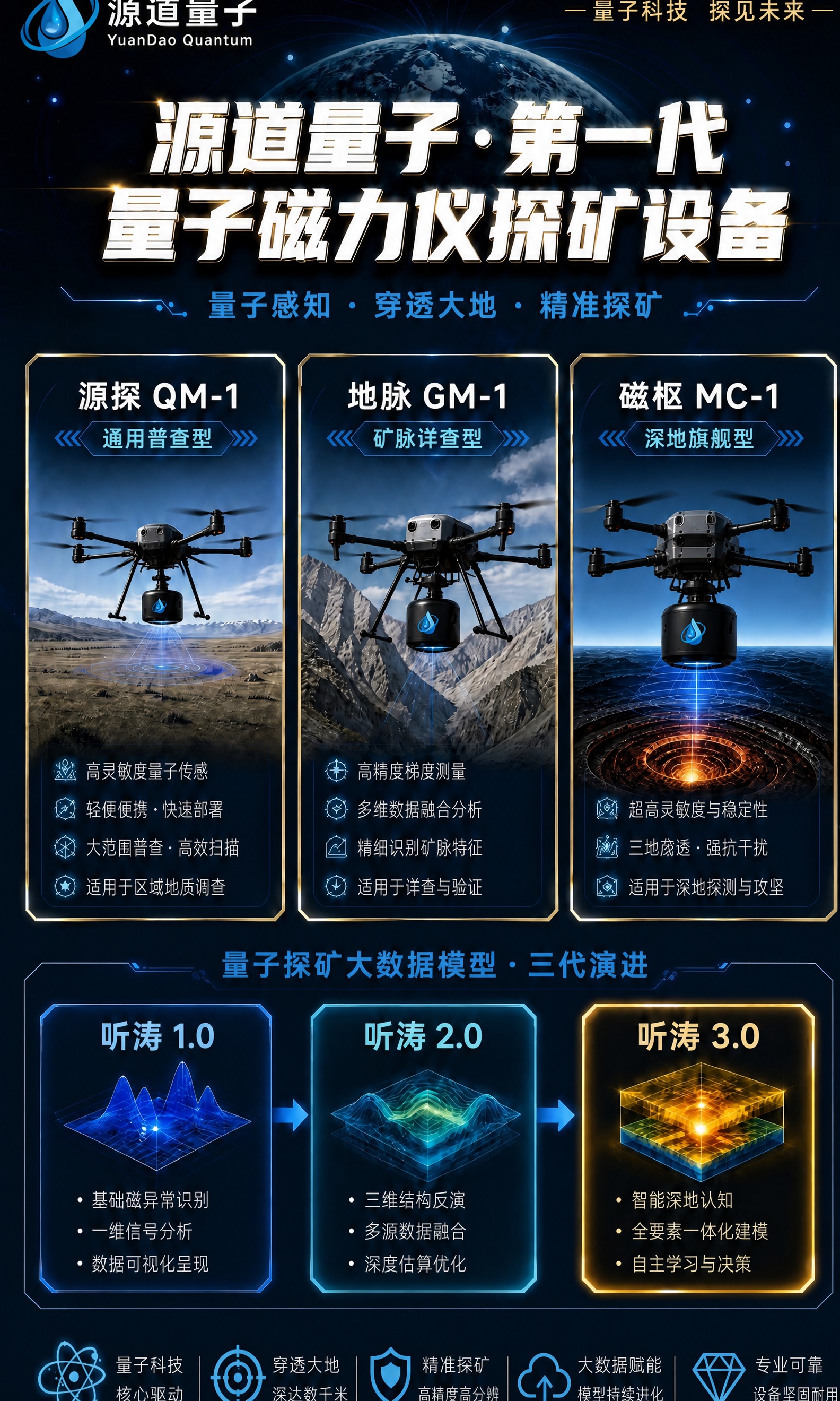 基于这张海报进行修改： 1. 磁枢 MC-1（最右侧产品卡片）… - 图片创意预览
