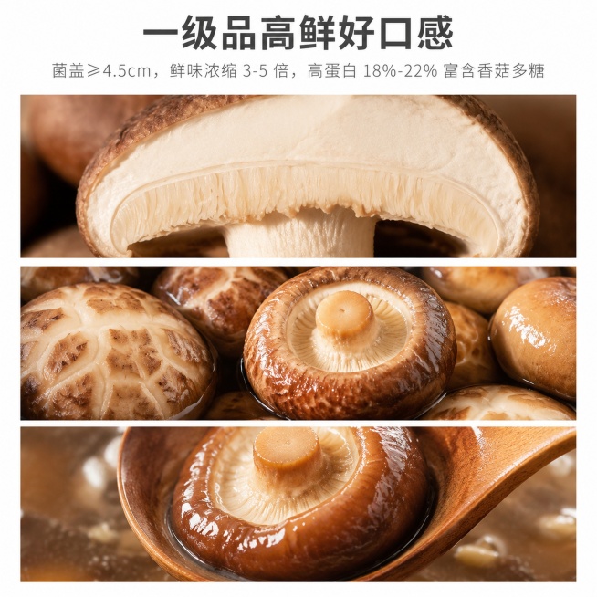 生成香菇宣传海报预览效果
